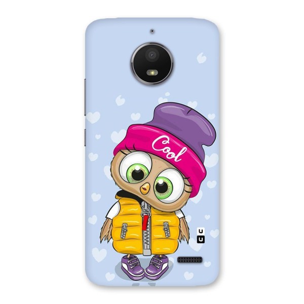 Cool Owl Back Case for Moto E4