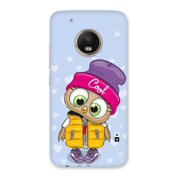 Cool Owl Back Case for Moto G5 Plus