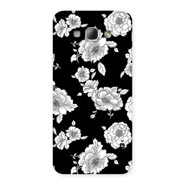 Cool Pattern Flowers Back Case for Galaxy A8