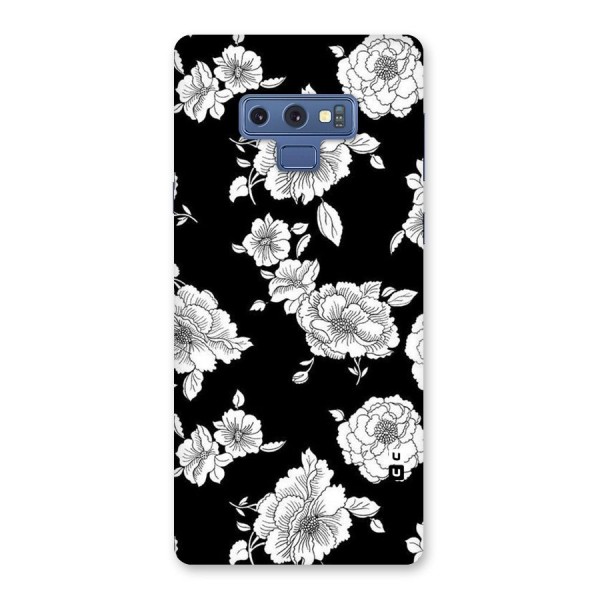 Cool Pattern Flowers Back Case for Galaxy Note 9