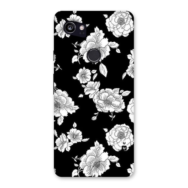 Cool Pattern Flowers Back Case for Google Pixel 2 XL