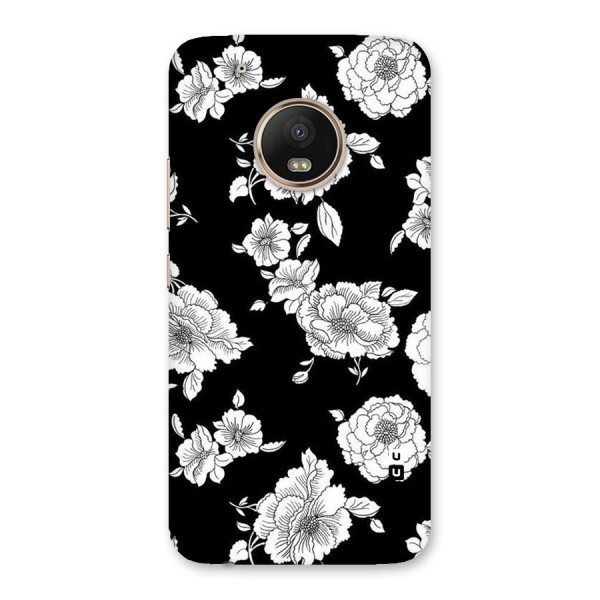 Cool Pattern Flowers Back Case for Moto G5 Plus