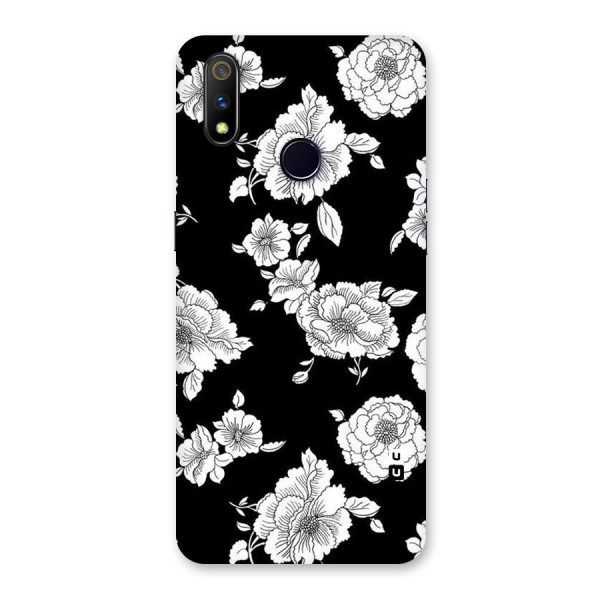 Cool Pattern Flowers Back Case for Realme 3 Pro