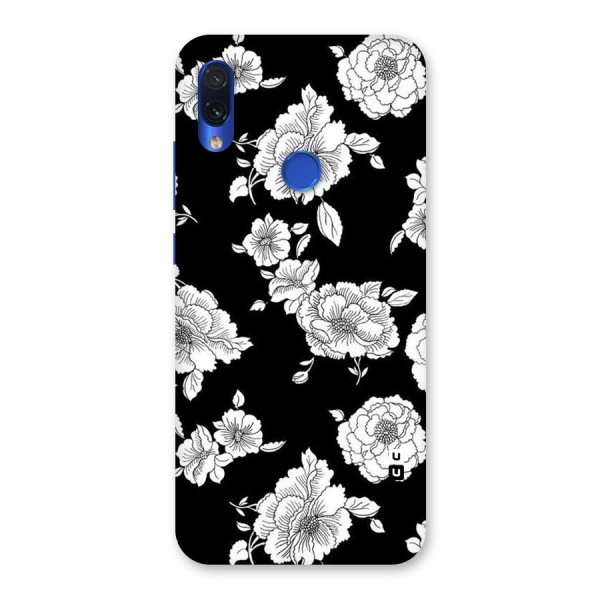 Cool Pattern Flowers Back Case for Redmi Note 7