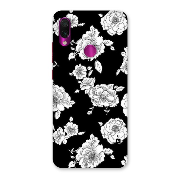 Cool Pattern Flowers Back Case for Redmi Note 7 Pro