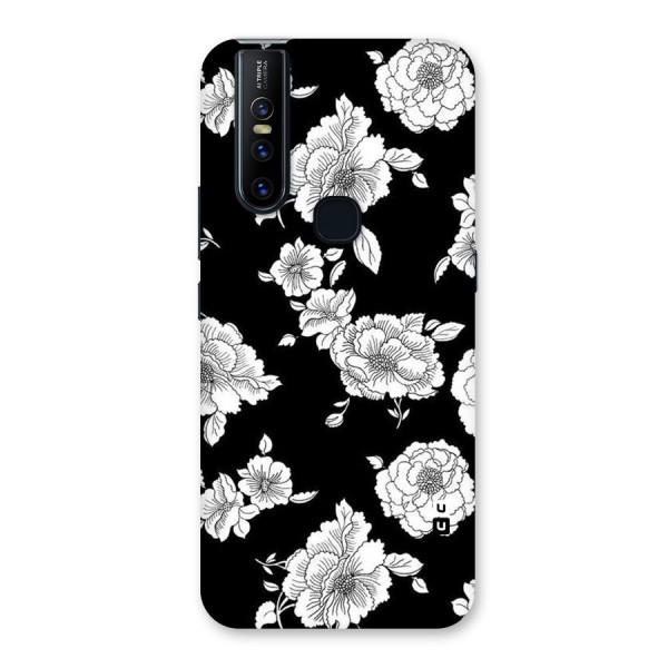 Cool Pattern Flowers Back Case for Vivo V15