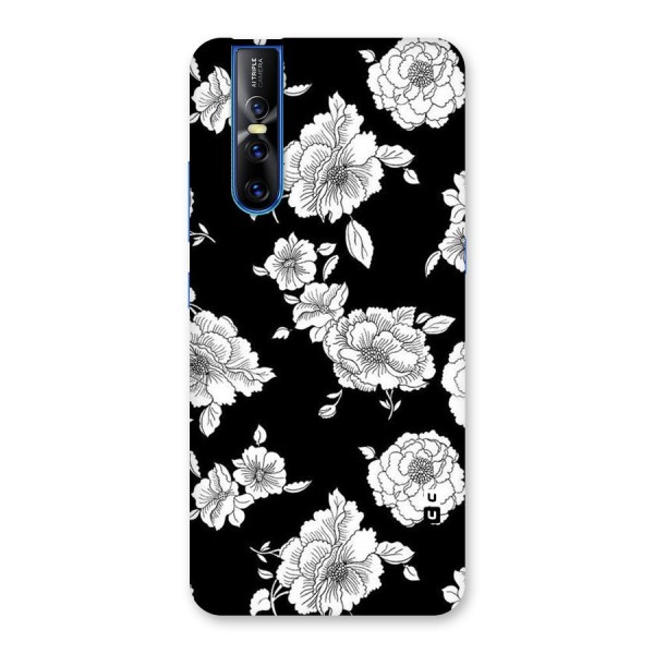 Cool Pattern Flowers Back Case for Vivo V15 Pro