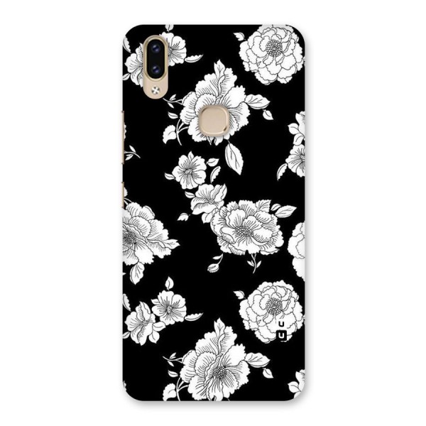 Cool Pattern Flowers Back Case for Vivo V9