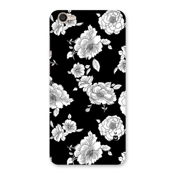 Cool Pattern Flowers Back Case for Vivo Y55s