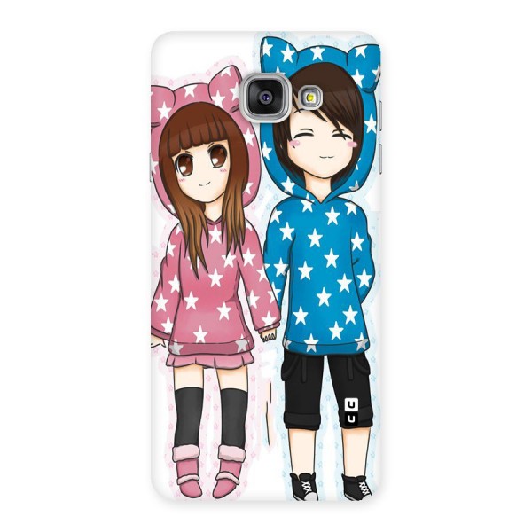 Couple In Stars Back Case for Galaxy A7 2016