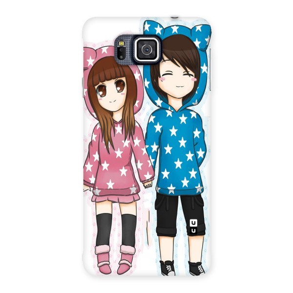 Couple In Stars Back Case for Galaxy Alpha