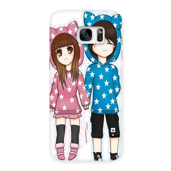 Couple In Stars Back Case for Galaxy S7 Edge