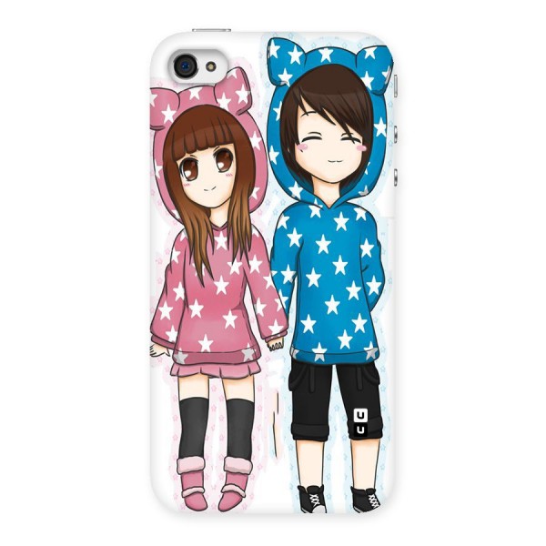 Couple In Stars Back Case for iPhone 4 4s