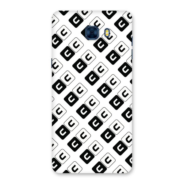 CoversCart Diagonal Banner Back Case for Galaxy C7 Pro