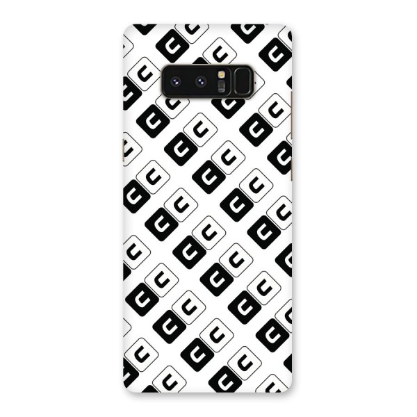 CoversCart Diagonal Banner Back Case for Galaxy Note 8