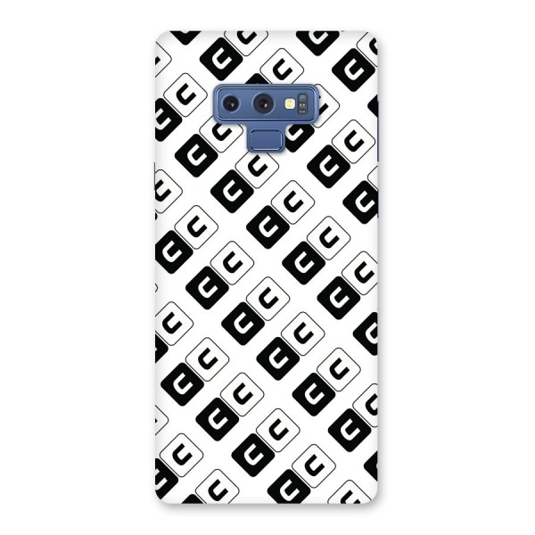 CoversCart Diagonal Banner Back Case for Galaxy Note 9