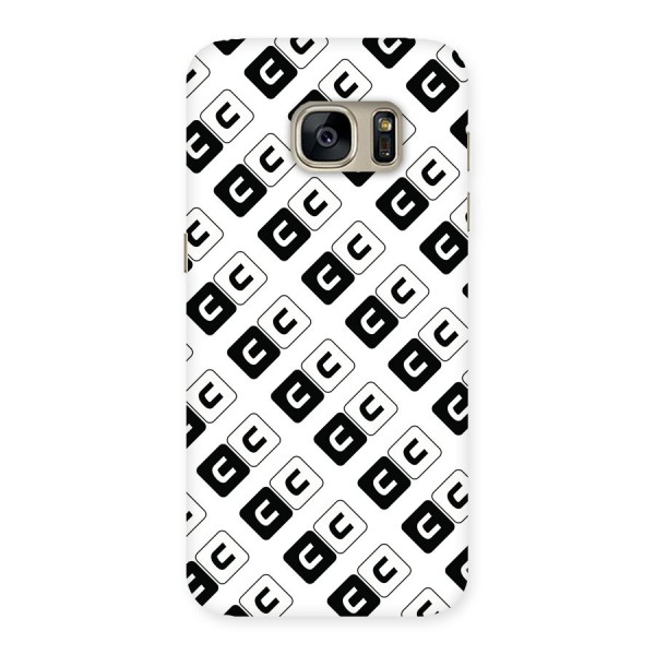 CoversCart Diagonal Banner Back Case for Galaxy S7