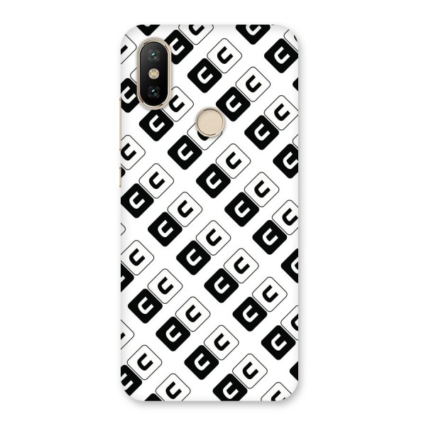 CoversCart Diagonal Banner Back Case for Mi A2