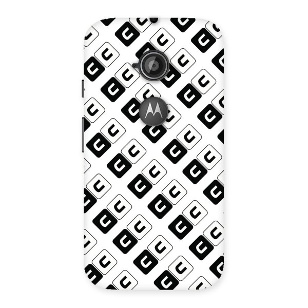 CoversCart Diagonal Banner Back Case for Moto E 2nd Gen