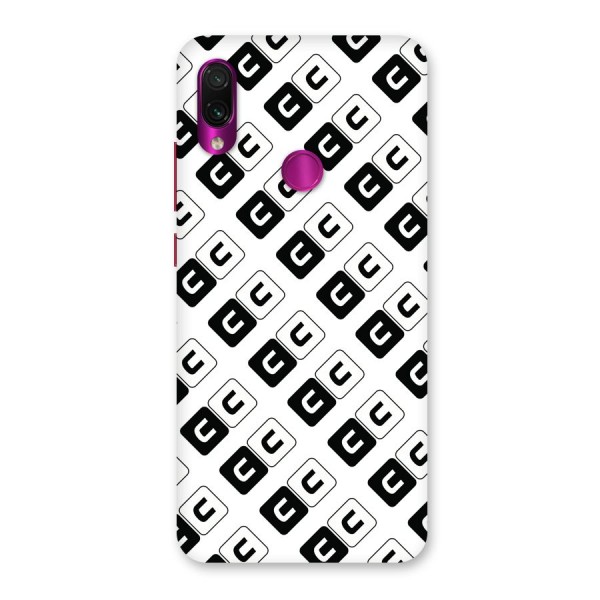 CoversCart Diagonal Banner Back Case for Redmi Note 7 Pro