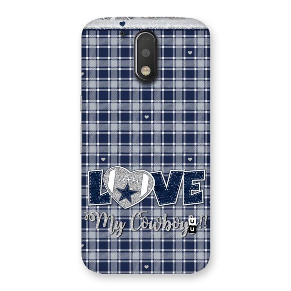 Cowboy Love Back Case for Motorola Moto G4 Plus