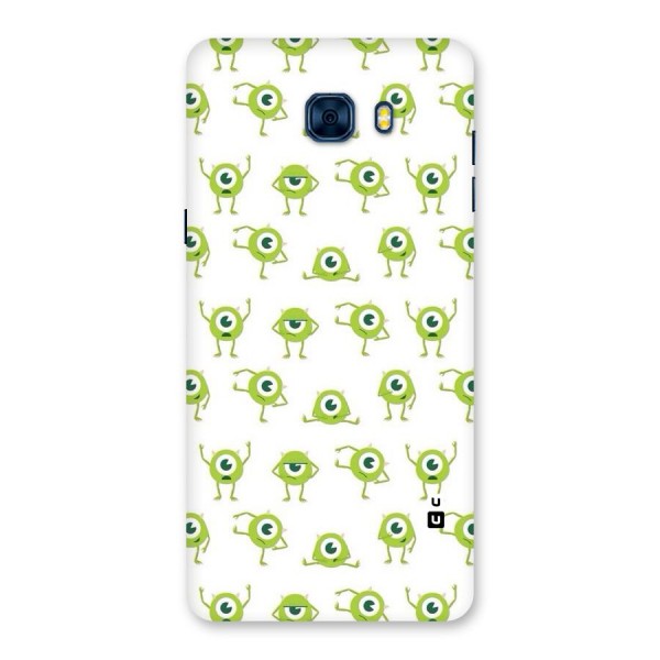 Crazy Green Maniac Back Case for Galaxy C7 Pro