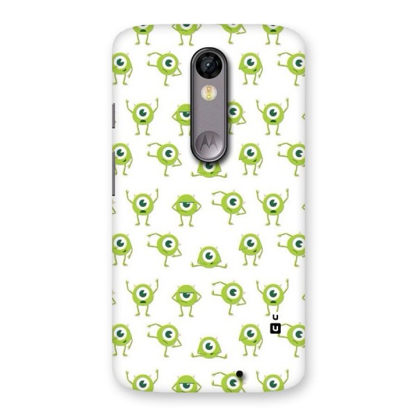 Crazy Green Maniac Back Case for Moto X Force