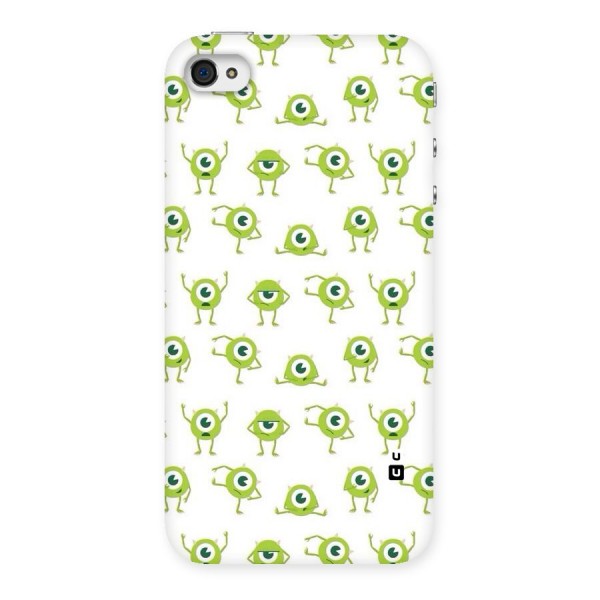 Crazy Green Maniac Back Case for iPhone 4 4s