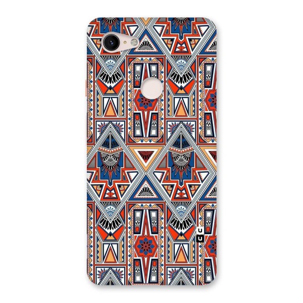 Creative Aztec Art Back Case for Google Pixel 3 XL