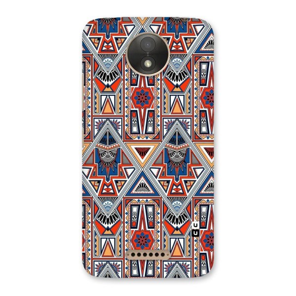 Creative Aztec Art Back Case for Moto C Plus