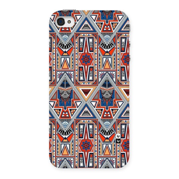 Creative Aztec Art Back Case for iPhone 4 4s