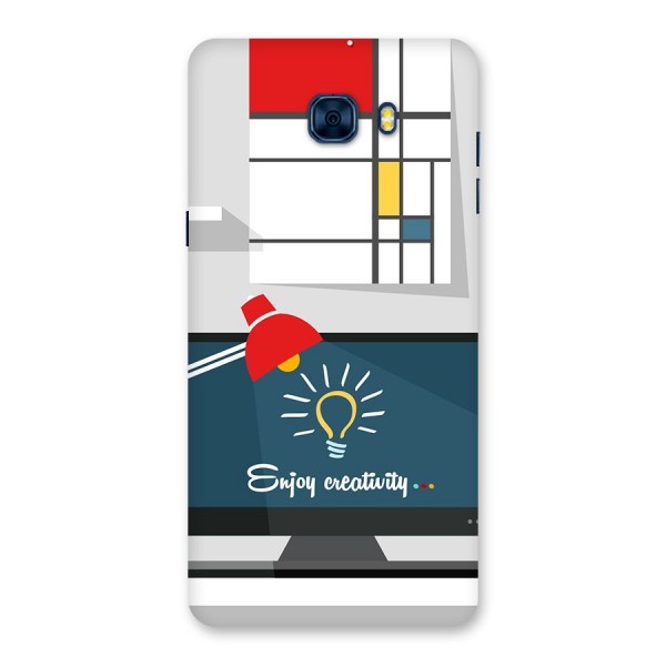 Creative Workspace Design Back Case for Galaxy C7 Pro