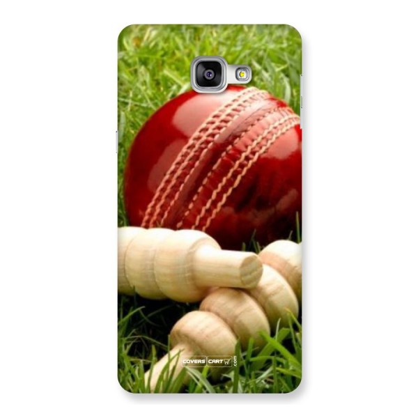 Cricket Ball and Stumps Back Case for Galaxy A9