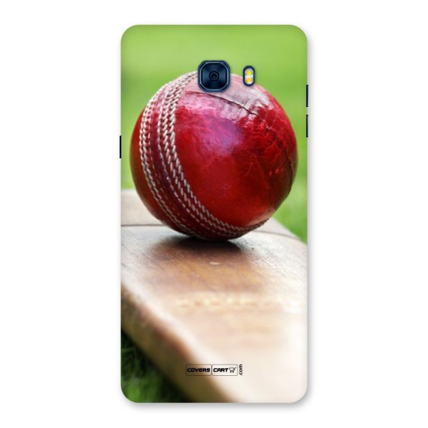 Cricket Bat Ball Back Case for Galaxy C7 Pro