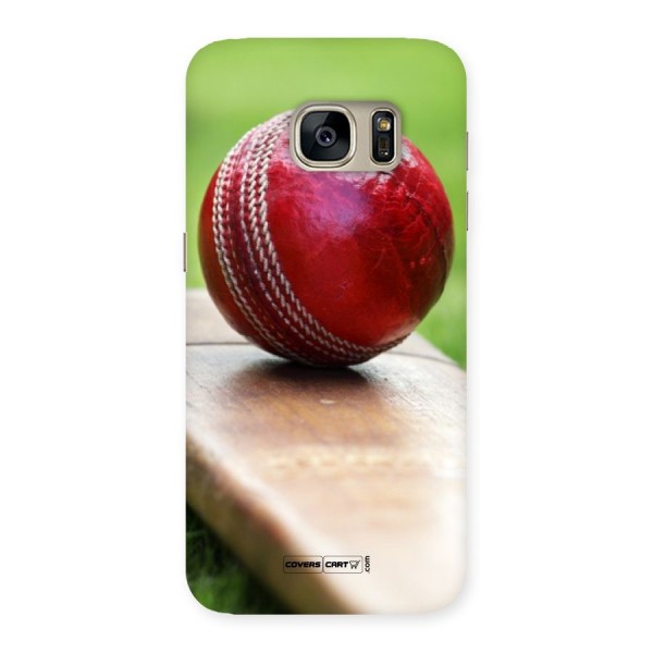 Cricket Bat Ball Back Case for Galaxy S7