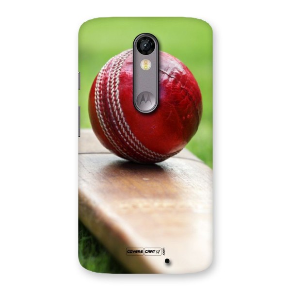 Cricket Bat Ball Back Case for Moto X Force