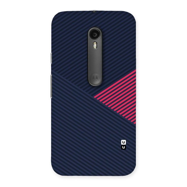 Criscros Stripes Back Case for Moto G3