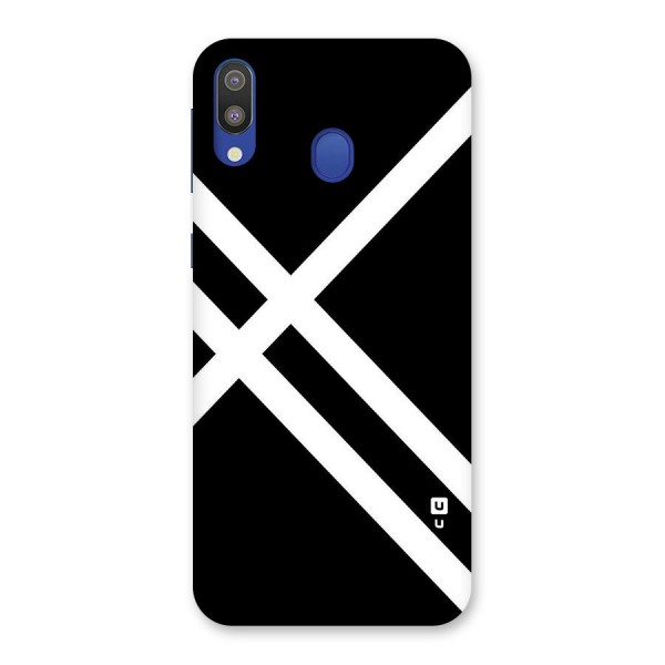 CrissCross Lines Back Case for Galaxy M20