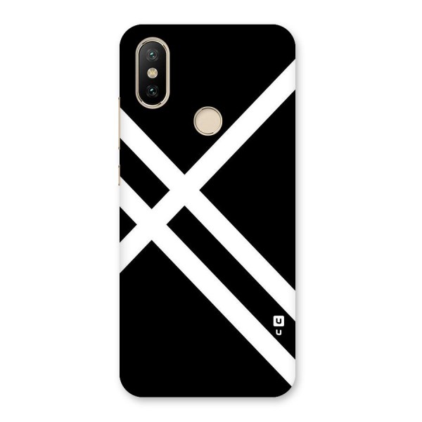 CrissCross Lines Back Case for Mi A2