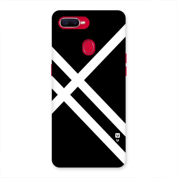 CrissCross Lines Back Case for Oppo F9 Pro