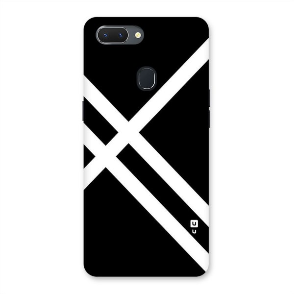 CrissCross Lines Back Case for Oppo Realme 2