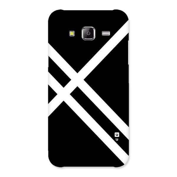 CrissCross Lines Back Case for Samsung Galaxy J5