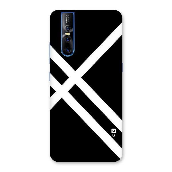 CrissCross Lines Back Case for Vivo V15 Pro