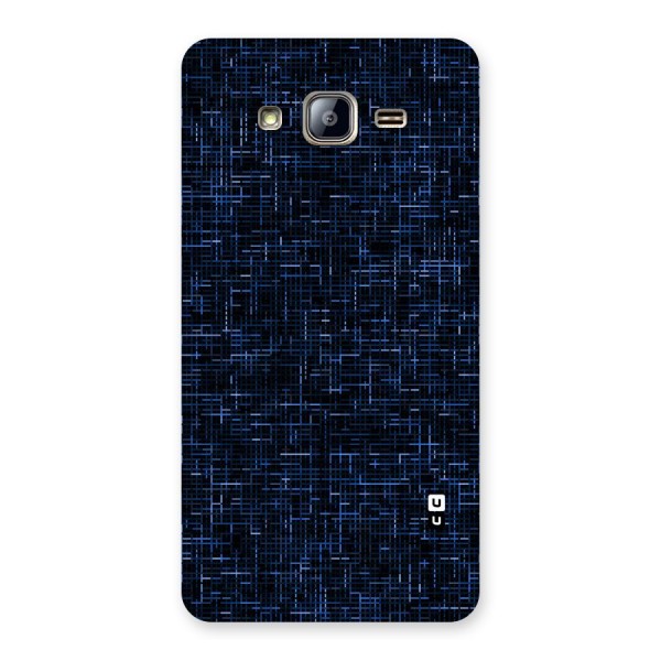 Criss Cross Blue Pattern Back Case for Galaxy On5