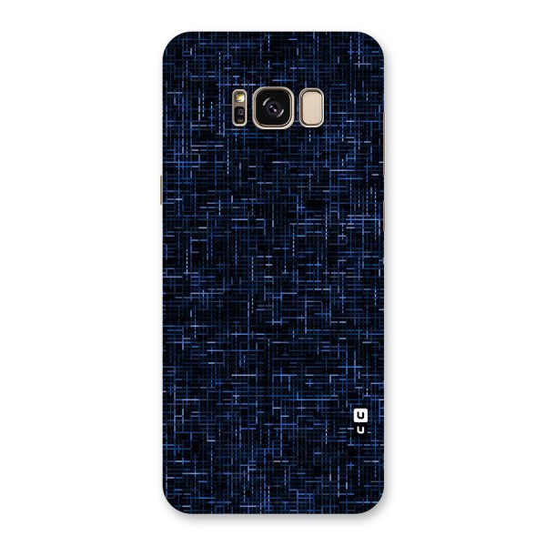 Criss Cross Blue Pattern Back Case for Galaxy S8 Plus