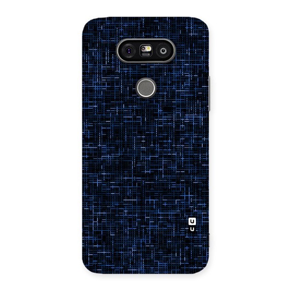 Criss Cross Blue Pattern Back Case for LG G5