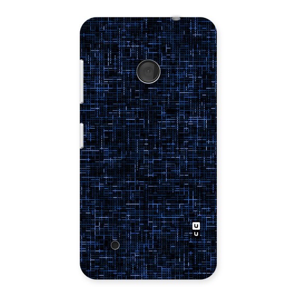 Criss Cross Blue Pattern Back Case for Lumia 530