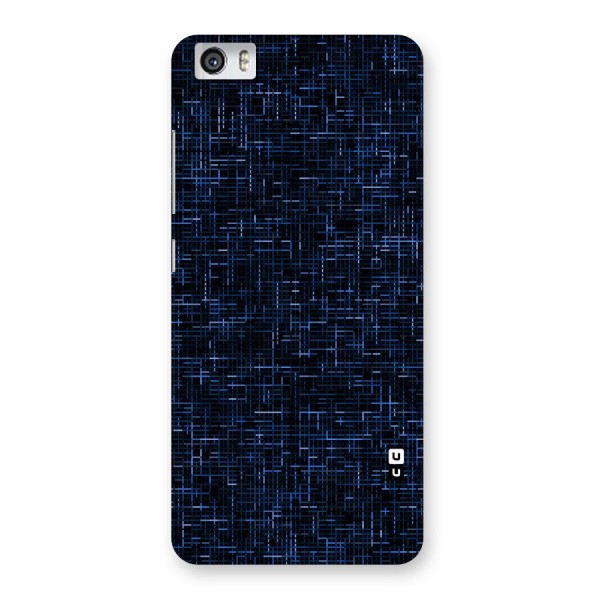 Criss Cross Blue Pattern Back Case for Xiaomi Redmi Mi5