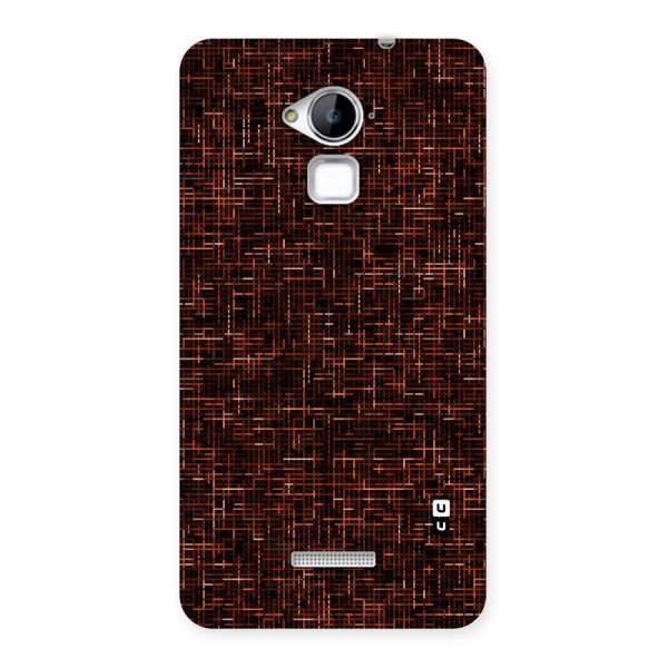 Criss Cross Brownred Pattern Back Case for Coolpad Note 3