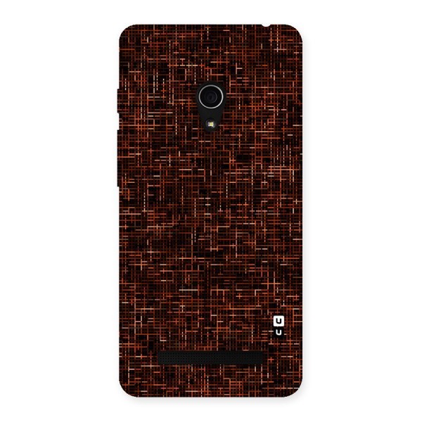 Criss Cross Brownred Pattern Back Case for Zenfone 5